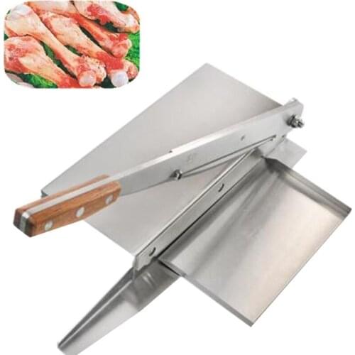 Household Meat Slicer Machine Frozen Meat Bone Cutting Machine Commercial Stainless Steel Chicken Duck Fish Lamb Chops Cutter