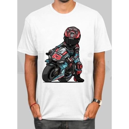 FABIO QUARTARARO LOGO French Movistar T Shirts Fashion Men And Women T-shirt Short Sleeve Unisex Tshirt Streetwear