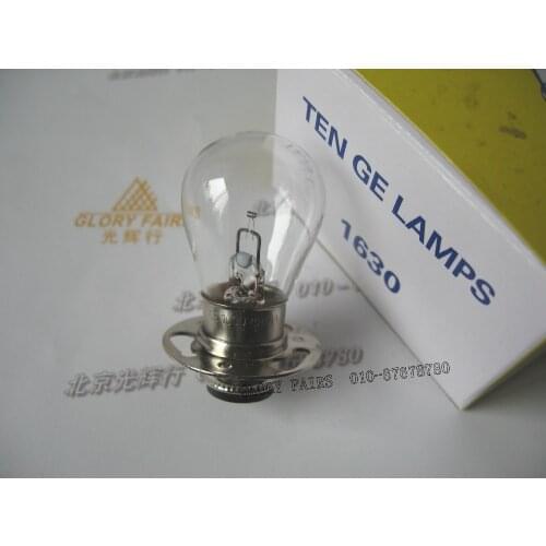 GE1630 6.5V 2.75A 16.5W DC incandescent lamp,1630 6.5V2.75A bulb,microscope exciter projector lights