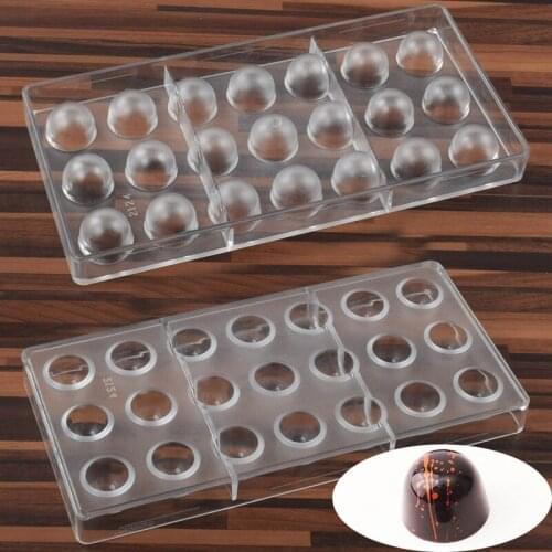 Meibum 21 Cavity Polycarbonate Chocolate Mold Confectionery Dessert Moulds Candy Decoration Bake Tray Pastry Baking Tools