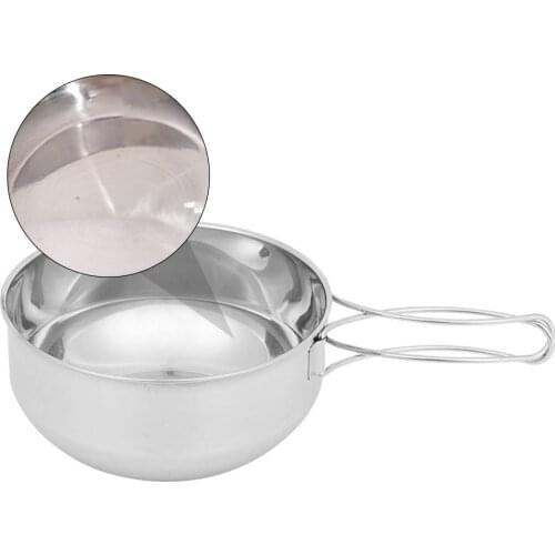 1Pc Outdoor Camping Pots Practical Cook Utensils Camping Cookware Pot Bowl