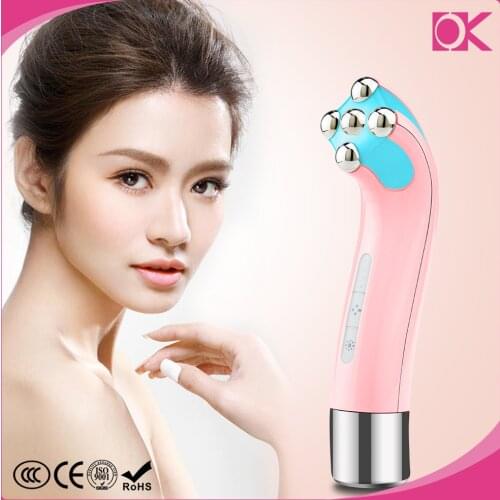 EMS RF LED Portable Handheld Electric Face Massage Lifting Tightening Beauty Device Facial Massager Machine