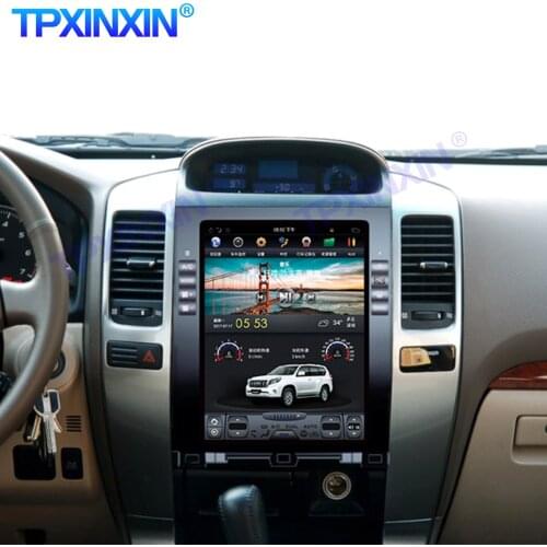 PX6 For Prado 120 Lexus GX470 Radio android For Toyota Land Cruiser 2002-2009 Tesla Stereo Car Multimedia Player GPS Head unit