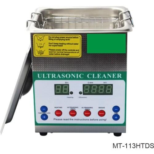 Dual-power MT-113HTDS Digital Ultrasonic Cleaner Bath Electronic Components Jewelry Glasses Circuit Board Cleaning Machine