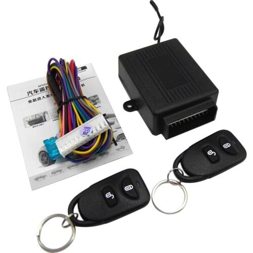 8114 Remote Control Central Locking Kit For KIA Car Door Lock Keyless Entry System With Trunk Release Button