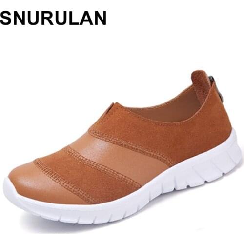 BEYARNE autumn fashion flat women shoes genuine leather casual sneakers woman without lace moccasins Ladeis shoes femme shoe