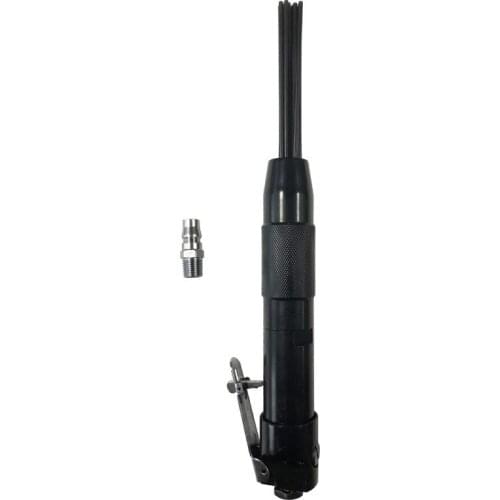 1/4inch Pneumatic Mini Derusting Machine Air Rust Remover Descaling Polishing with 12pcs Needle Abrasive Tools WWO66