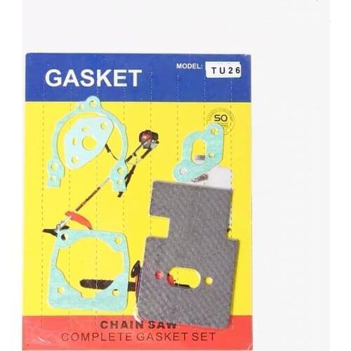 10 Set FULL GASKET SET FOR MITSUBISHI TU26 25.6CC 2 CYCLE BRUSHCUTTER FULL GASKET SET CHEAP MOWER REPLACEMENT PARTS high quality