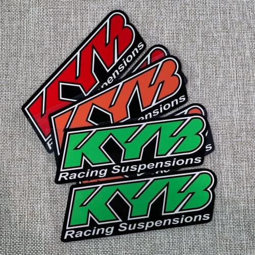 2PCS/Lot Car Styling Vinyl Auto Tail Window Body Sticker Motorcycle Reflective Decals for KYB Suspension KYB Racing Suspension