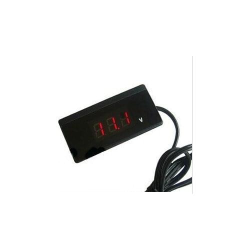 2020 NEW Black LCD Digital Battery Voltage Detector Volt Meter Voltmeter Tester DC12V--24V