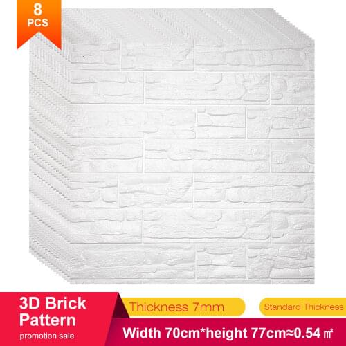 3D brick XPE foam wall sticker living room childrens room decoration safety bedroom home furnishing wallpaper