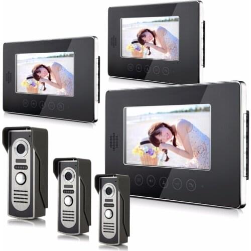 7 Inch Color TFT Monitor Wired Intercom Video Door Phone