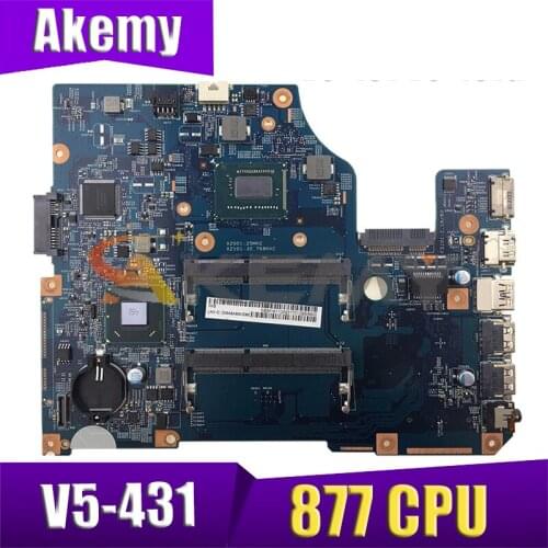 AKEMY NBM1G11002 48.4VM02.011 Laptop motherboard For Acer aspire V5-431 V5-531 UMA 877 CPU DDR3 Main board full tested