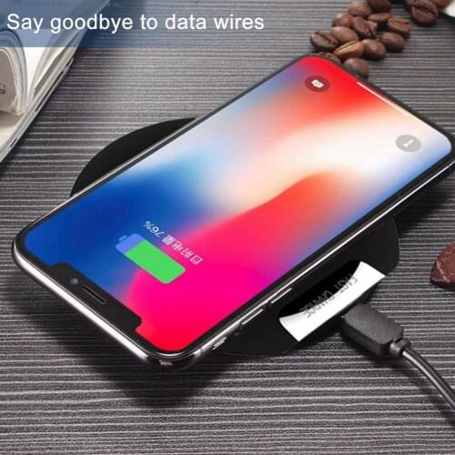 Wireless Charger Desktop High-speed Fast Sleep-Friendly Wireless Charging Charging Pad For IPhone 12/SE/11 Pro Max Android