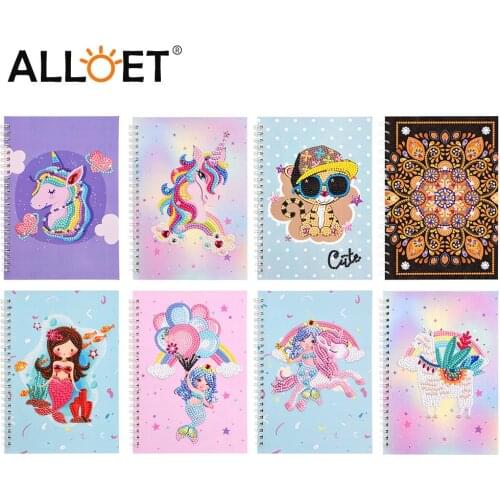 60 Pages Diamond Painting Notebook DIY 5D Rhinestone Drawing Diary Books