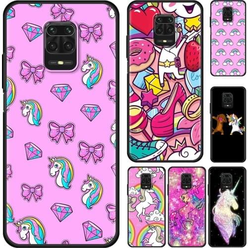 Unicorn Rainbow Horse Cell Phone Case for Xiaomi Redmi Note 9S 9 8 10 Pro 7 8T 9C 10 9A 7A 8A K40 TPU Mobile Phones Cover Coque