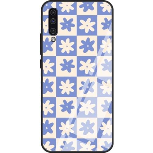 Gah flower For Samsung A21S A20e A10 A20 A30 A50 A70 A31 A51 A71 A12 A52 A72 A32 Tempered Glass Case