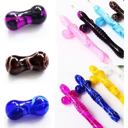 Diamond Painting Resin Drill Pen Holder Purple Pink Point drill pen holder for 5D painting with diamonds Cross Stitch Tool