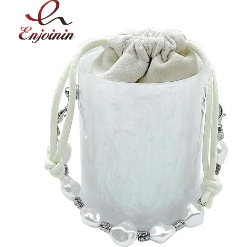 ENJOININ Women's White Bags