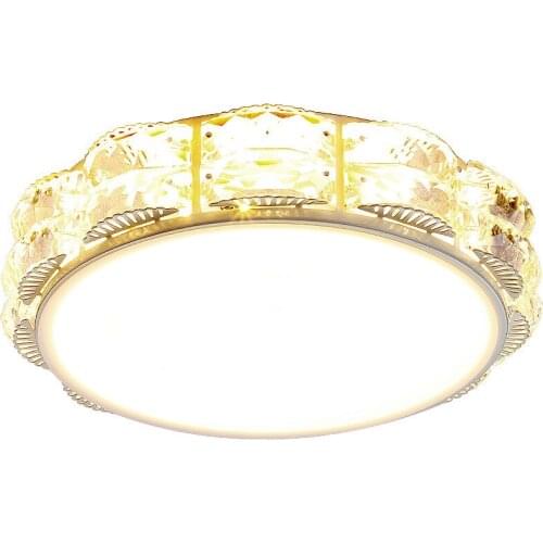 Crystal modern LED ceiling light, used for aisle balcony porch home lighting installation stainless steel ceiling light