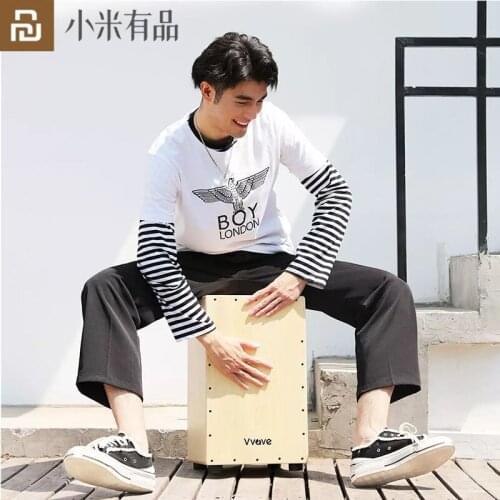 Hot Youpin Vvave Note Ethereal Drum Machine Musical Instruments Birch Material Tambourine Music Box For Band Performance Drum