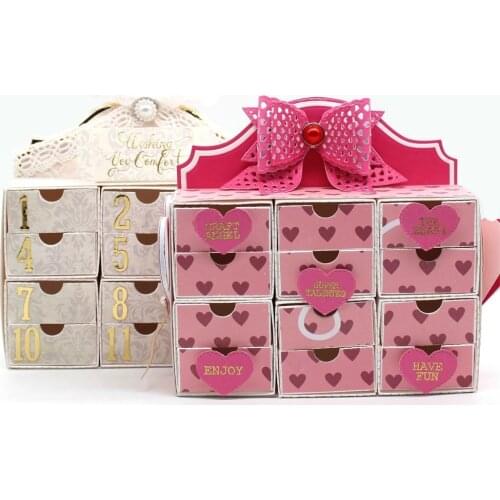 KSCRAFT Drawers Metal Cutting Dies Stencils for DIY Scrapbooking Decorative Embossing DIY Paper Cards