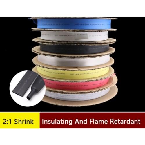 Multicolor Heat Shrinkable Tube Φ16mm-Φ30mm Wire Cable Insulated Sleeving Tubing Soft, Fast Shrinkage