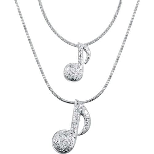 Fashion Jewelry Necklace Lady Wholesale Charm Silver Color Pendants For Women Fashion Jewelry Pendant AN461/acraitya