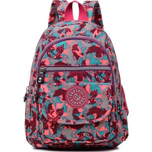 Fashion Summer Women Backpack girls School Campus Bag For Teenager Waterproof Nylon Travel Daypacks Female Backpack Bolsas