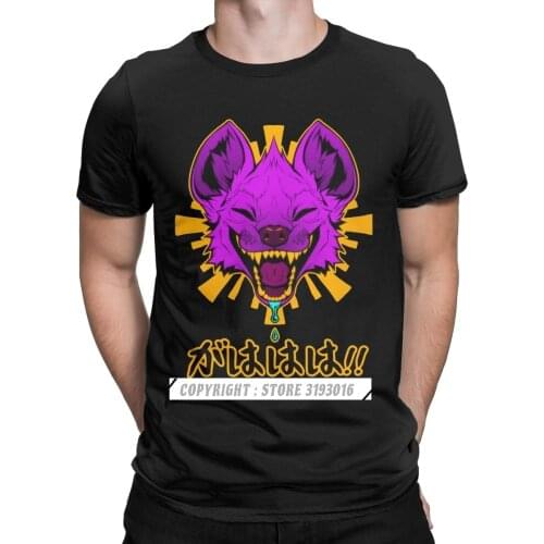 Mens Tshirt Gahaha Hyena Cool Tops T Shirt Animal Africa Safari Wilderness Furry T Shirts O Neck Short Slevee Clothing Shirt
