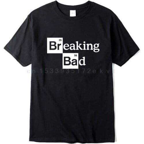 XIN YI Mens T-shirt high quality100% O Neck Men T-shirt Short Sleeve Casual Breaking Bad Print T shirt For Men