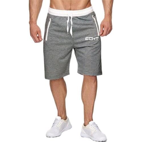 2019 Mens gym cotton shorts Run jogging sports Fitness bodybuilding Sweatpants male profession workout training Brand short pant