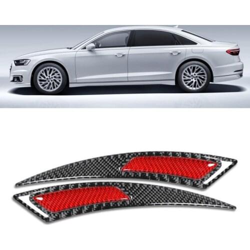 Carbon Fiber Wheel Eyebrow Sticker For audi A8 4D2 4D8 4E 4H 4BH C5 Q3 8U Q5 8R TT 8J3 FV9 8N3 FV3 8J9 8N9 A3 8V1