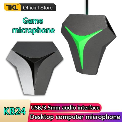 TKL KOBE24 usb microphone 3.5 mm desktop condenser microphone used for conference notebook computer game voice mic