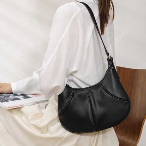 New 2021 High Capcaity Soft PU Leather Vintage Women Hand Bag Totes Designers Luxury Women Shoulder Bags Female Top-handle Bags