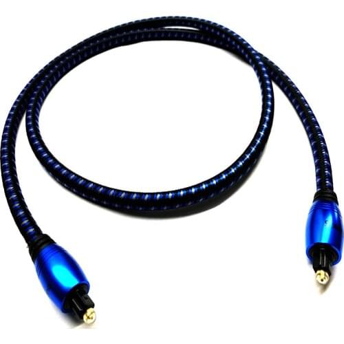 Colleimage New HIFI Audio OptiLink-5 Toslink Fiber Optic Cables audio cable Digital cable