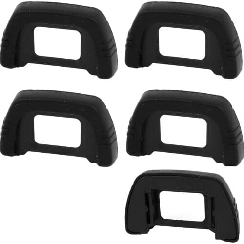 5 pieces DK-21 Viewfinder Eyepiece for Camera Eye for Nikon D7000 Digital SLR Camera D600 D200 Black