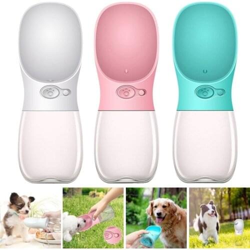 Sunshine 350ML Portable Pet Dog Water Bottle Travel Puppy Cat Drinking Bowl Outdoor Pet