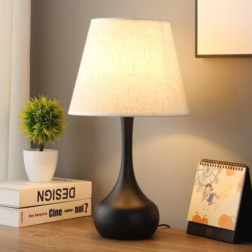 Nordic Minimalism Table For Lamp Hotel Bedroom Bedside Lights Modern Art Decorative Study Living Room Home Decor E27 Table Lamp