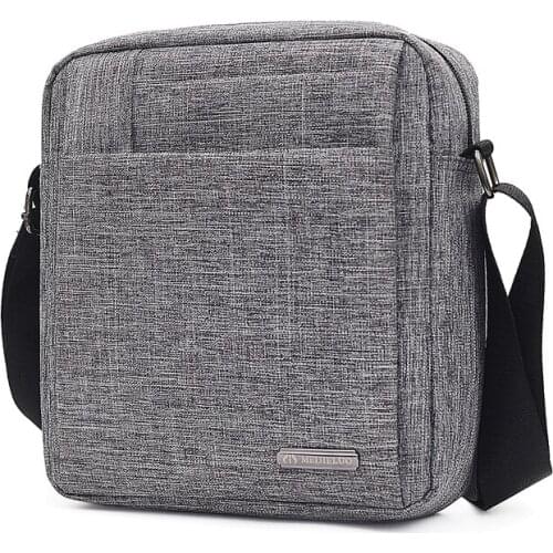 New Mens Handbag Messenger Bag Waterproof Men Oxford Zipper Bag Crossbody for Male Male Business Casual Single Shoulder Bag