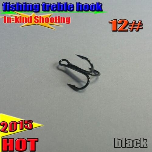 Treble Fishing Hooks Barble Hook Round Bend High Quality 12# 500pcs/lot 1$ off one more purchase