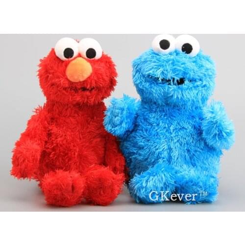 Sesame Street Elmo Cookie Monster Soft Plush Dolls Stuffed Toys 30-33 cm Children Educational Toys