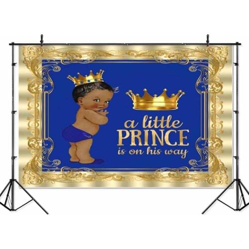 Vinyl prince princess baby shower new born BthBanner photo Backgrounds Printed Professional Indoor Photographic studio Backdrops
