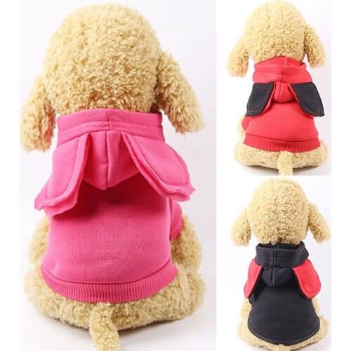 Winter Pet Dog Hoodie Clothes for Small Medium Dog Fleece Warm Hooded Jacket Pet Puppy Cute Sweatshirt Coat Dog Clothing