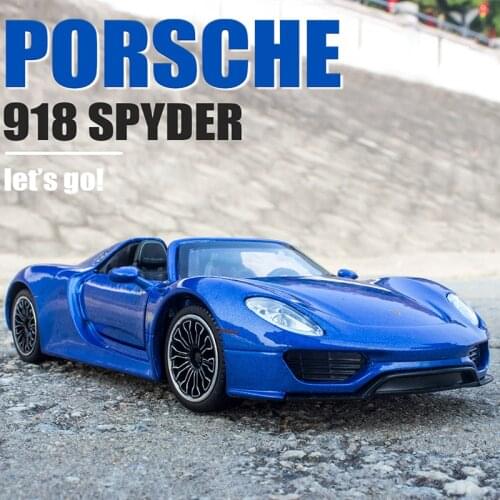 1:32 Porsche 918 Spyder car alloy car model simulation car decoration collection gift toy Die casting model boy toy