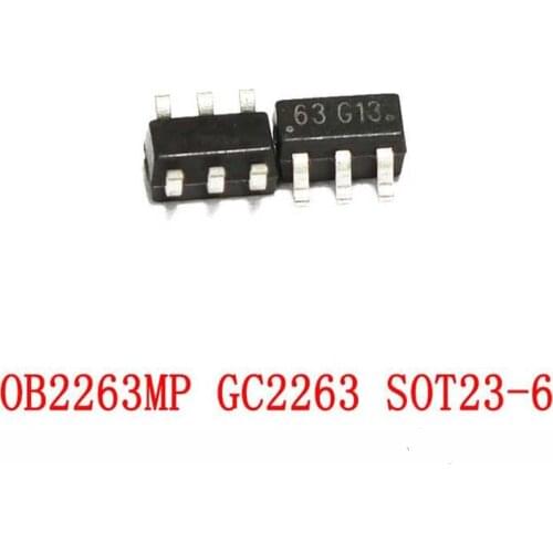 10PCS OB2263MP SOT23-6 OB2263 OB2263AMP SOT-23-6 SOT SMD new and original IC Chipset