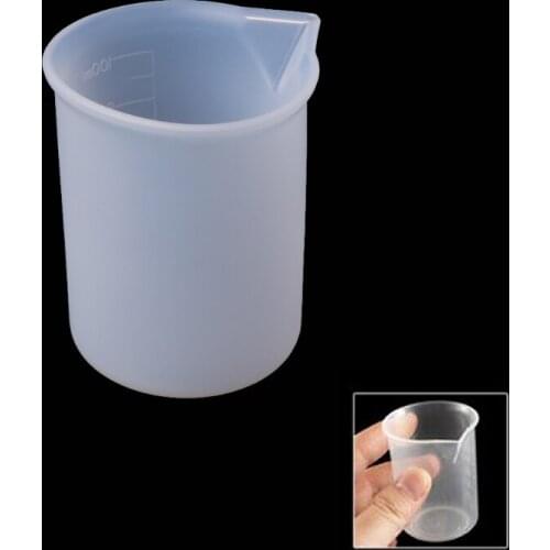 652F 100ml Measuring Cup Silicone Resin Glue Tools Jewelry Making Handmade Craft DIY