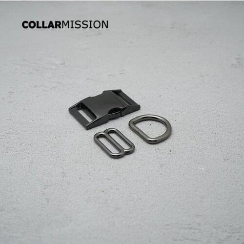 100pcs/lot25mm Metal Plated Buckle(metal buckle+ adjust buckle+ D ring)For Backpack Bag Webbing Cat Dog CollarDIY Accessory8kind