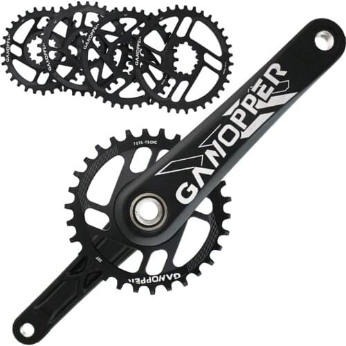 175 Mountain Bike crank set 1x System Single Speed MTB Crankset 28T 30T 32T 34T 36T Narrow Wide Chainring For GXP XX1 X9 XO X01