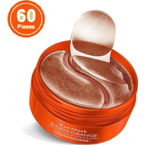 60pcs Blood Orange Eye Patches Eyes Masks Remove Dark Circles Anti-Wrinkle Moisturizing Patches Under Eye Patch